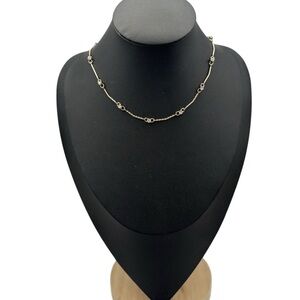 Gold Toned Minimalist Choker Necklace